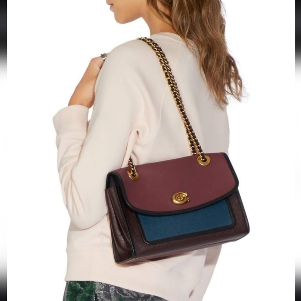 Coach Parker Leather Bag